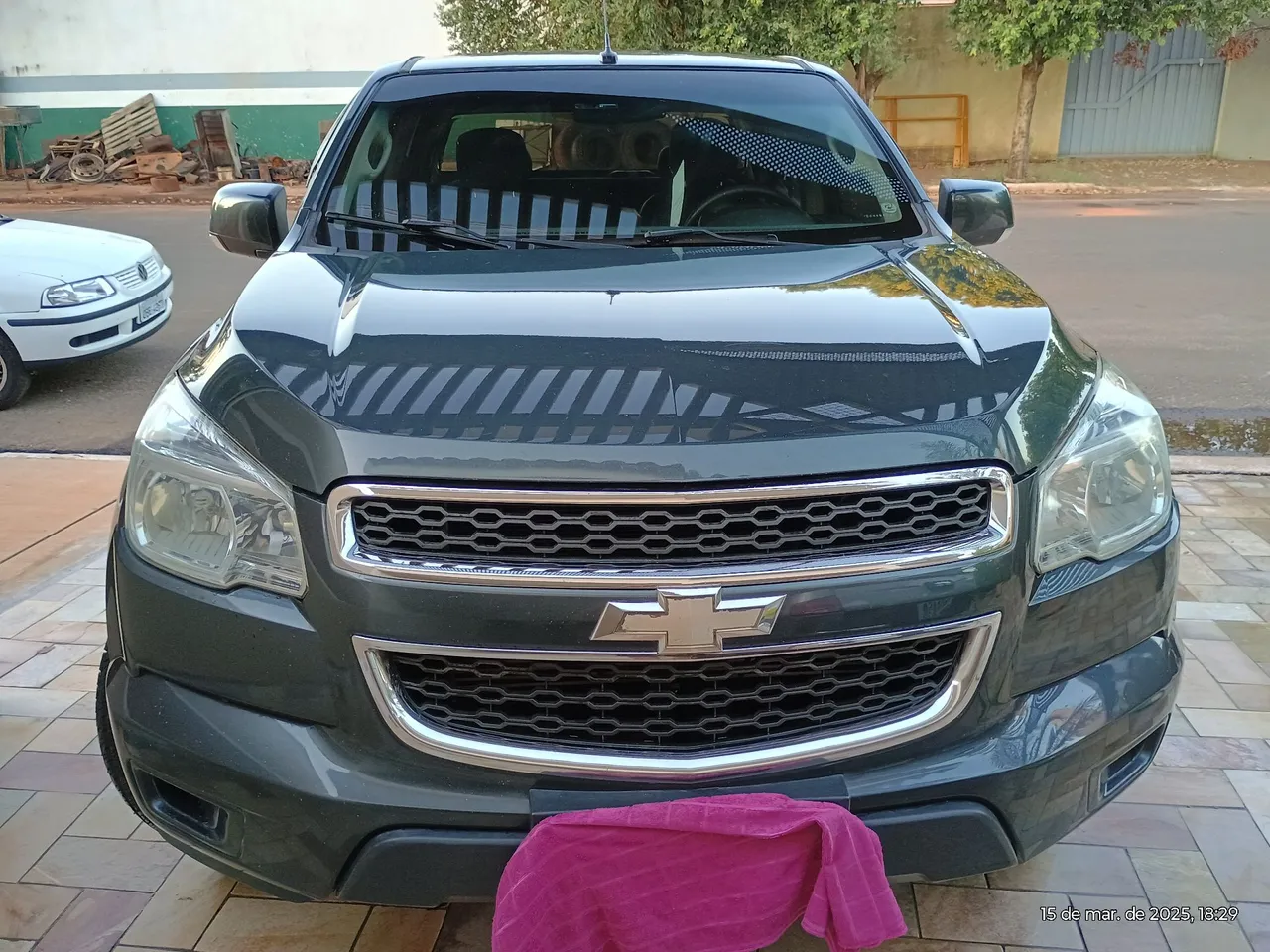 S10 2014 LT diesel automática cor cinza