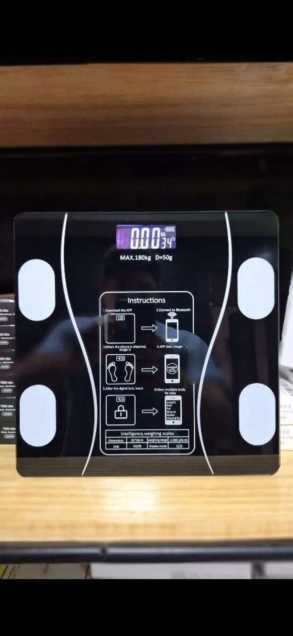 Balança Digital Smart com Monitoramento Corporal - Foto 5
