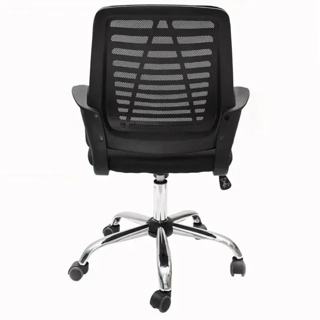 Cadeira Office Austin Estofada Preto Mozaic - WZetta - Foto 3