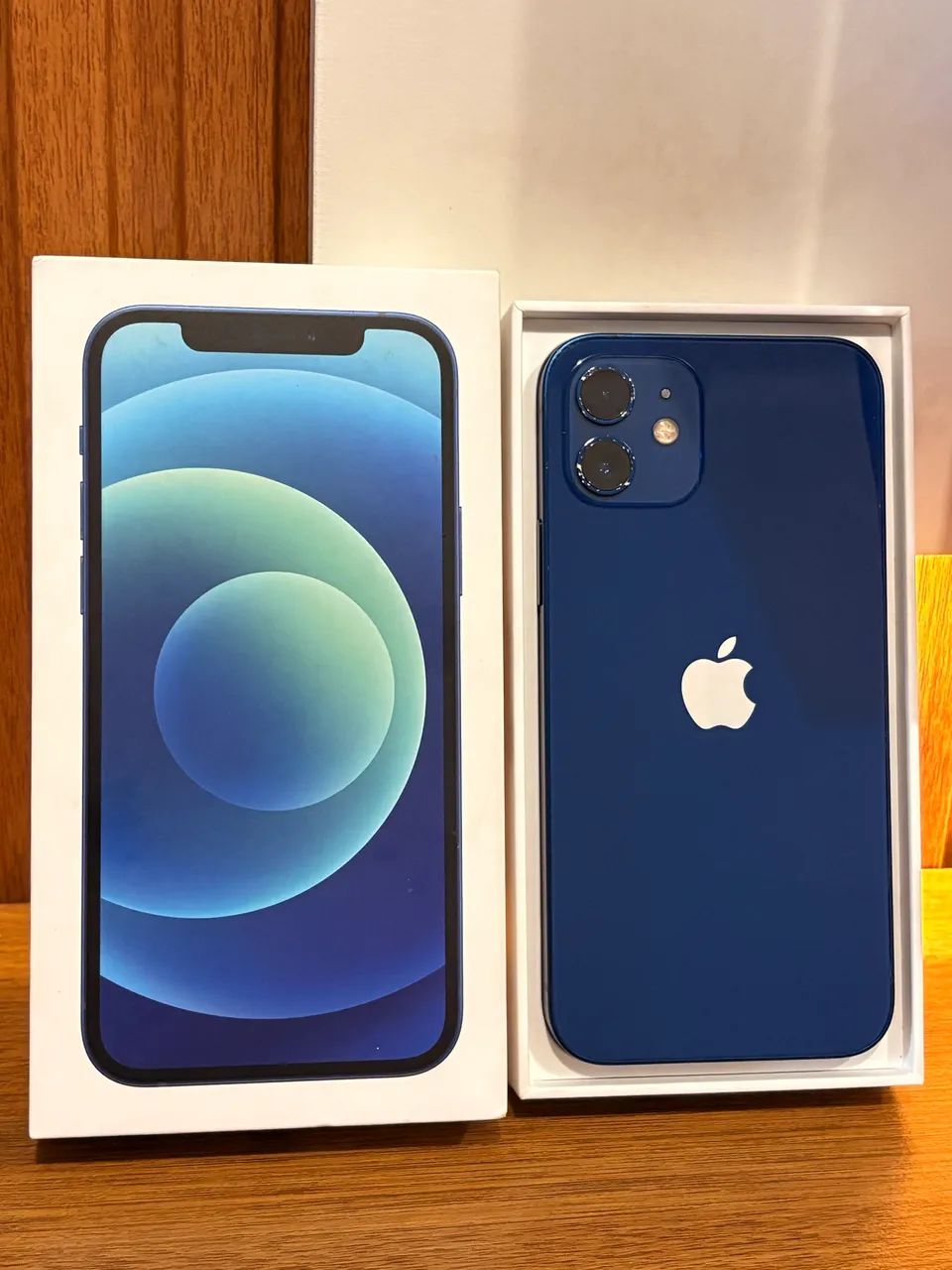 iPhone 12 Azul 64GB Completo na Caixa TODO ORIGINAL APPLE