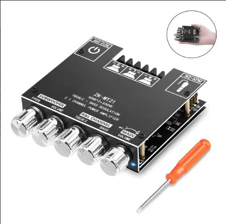 Receiver(central home theater), com controle de grave e treble, Estéreo, Bluetooth e Aux - Foto 4