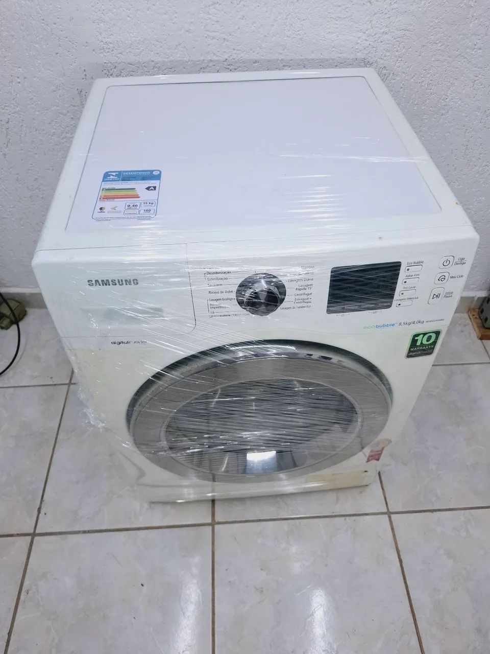 Lava e seca samsung eco bubble 8,5kg semi nova.