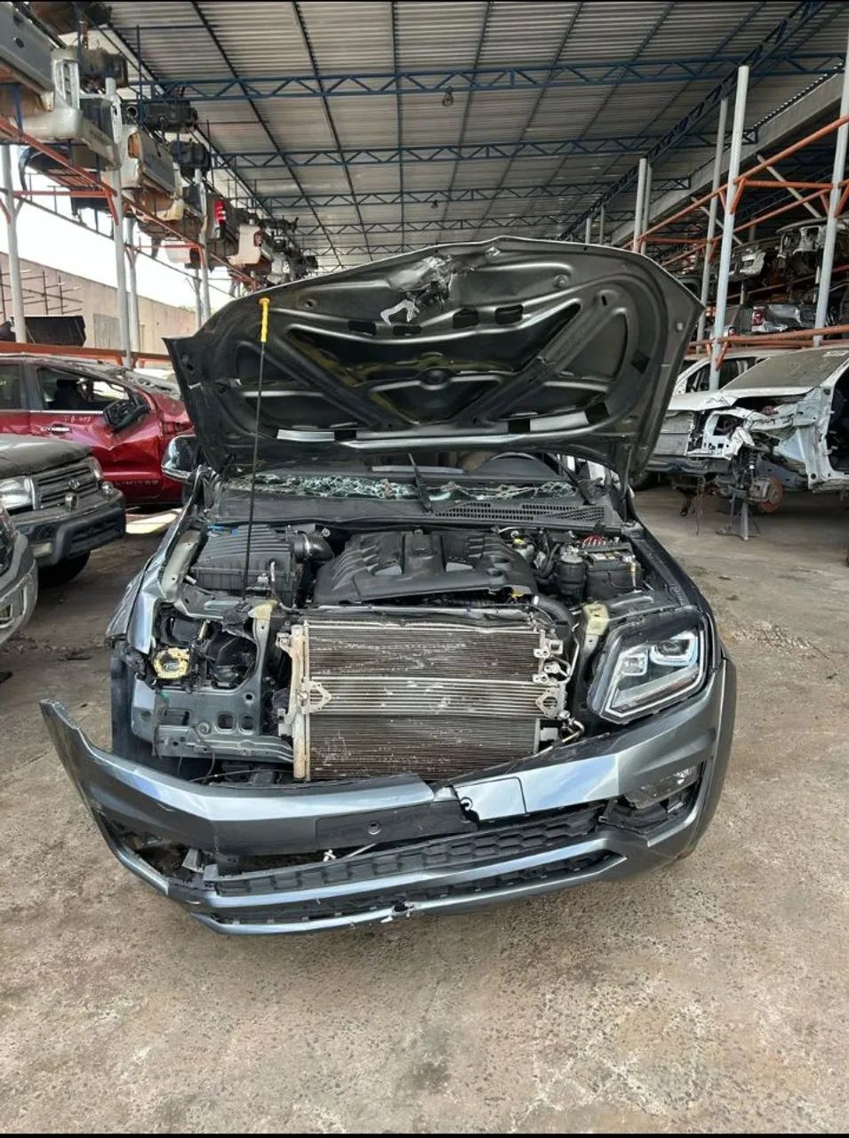 Amarok 2021v6 Automatica4×4,258 cvs,49387km,funcionando disponível para venda de peças  - Foto 3