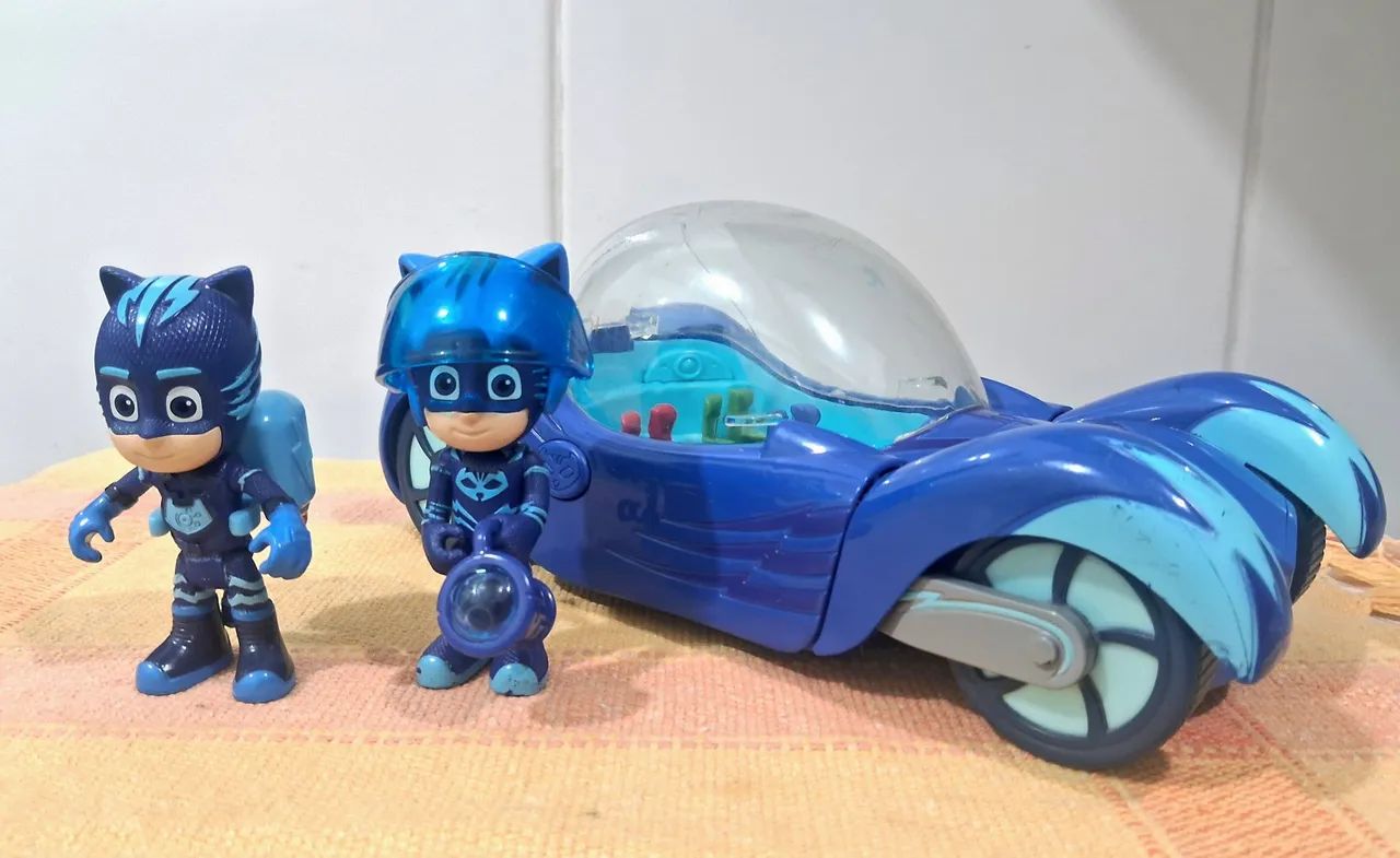 Carro Sonoro e Bonecos Menino Gato   - Foto 2