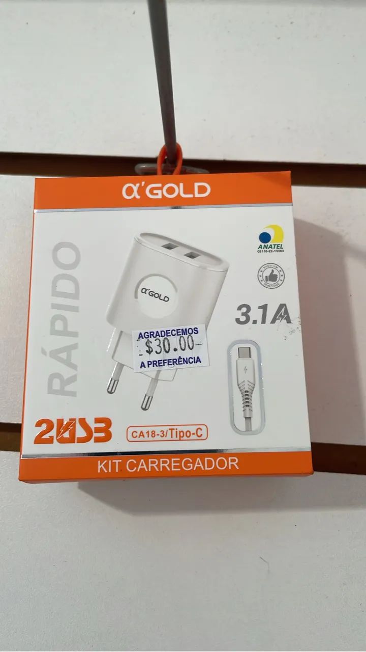 CARREGADOR TIPO-C RÁPIDO 