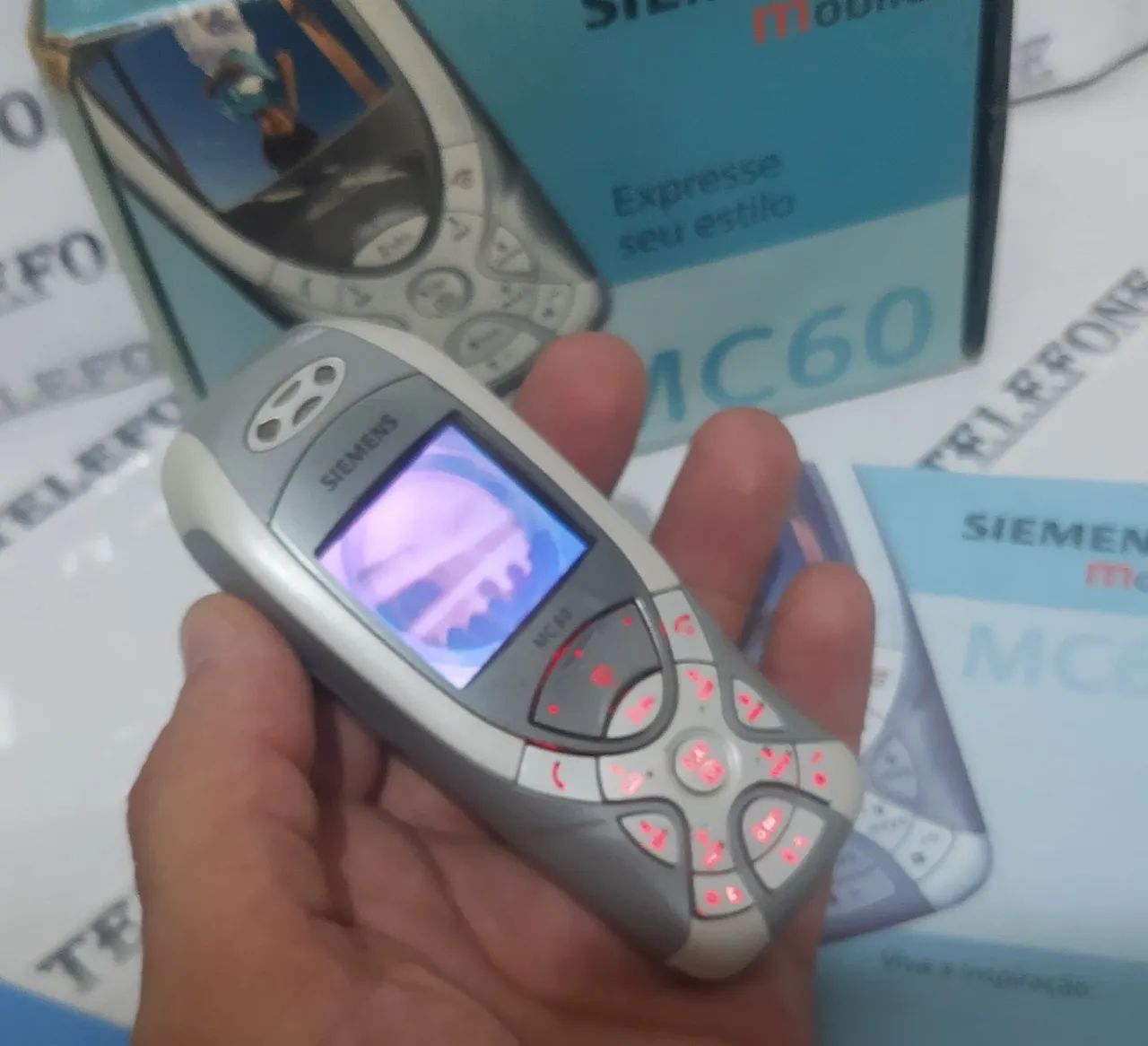 Siemens MC60 O PRIMEIRO COM CÂMERA celular antigo RELIQUIA  - Foto 3