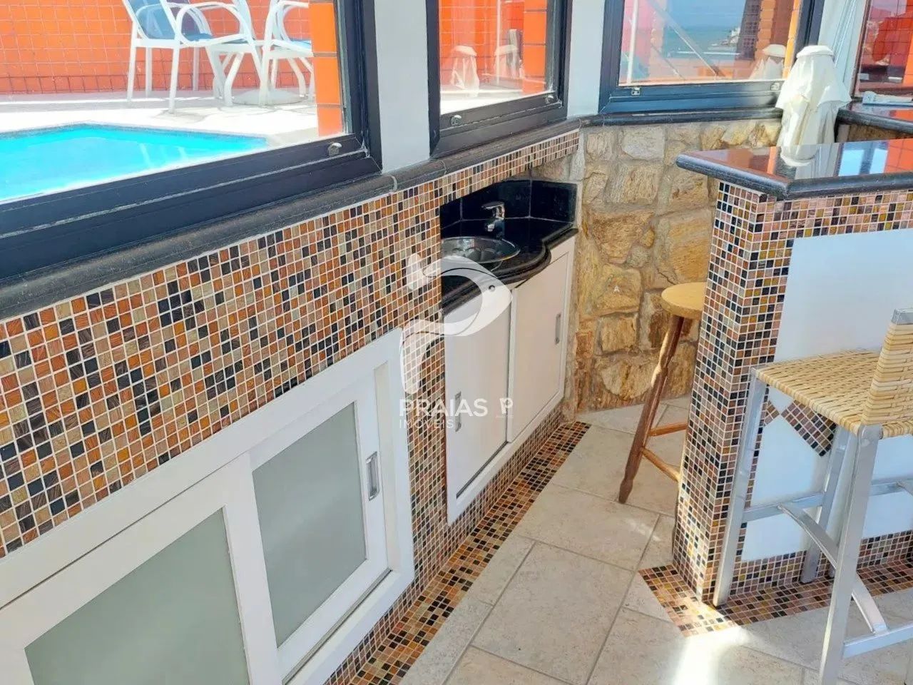 Cobertura duplex com piscina, 3 dormitórios, Enseada, Guarujá - Foto 4