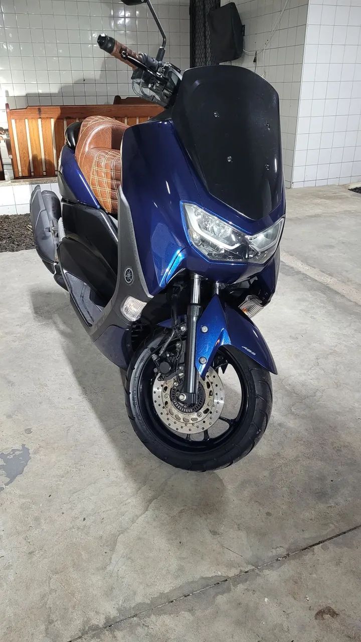 NMAX AZUL BANCO COURO GV SEMINOVA 3750 KM ÚNICA NO MERCADO  - Foto 2