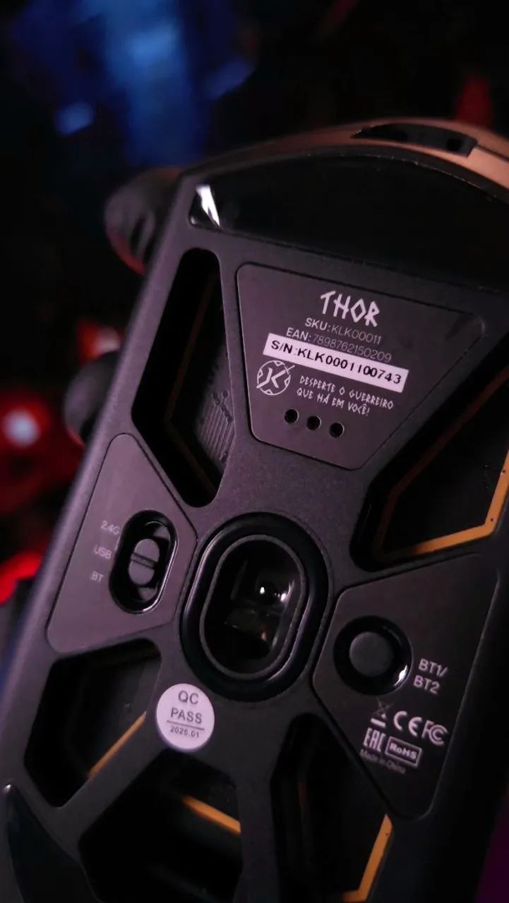 MOUSE SEM FIO THOR - NUNCA USADO - Foto 2