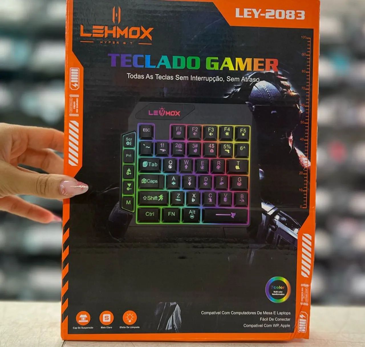 Teclado Gamer Rgb mobile pc