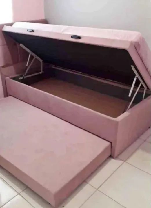 BOX BAÚ SOLTEIRO COM AUXILIAR  - Foto 4