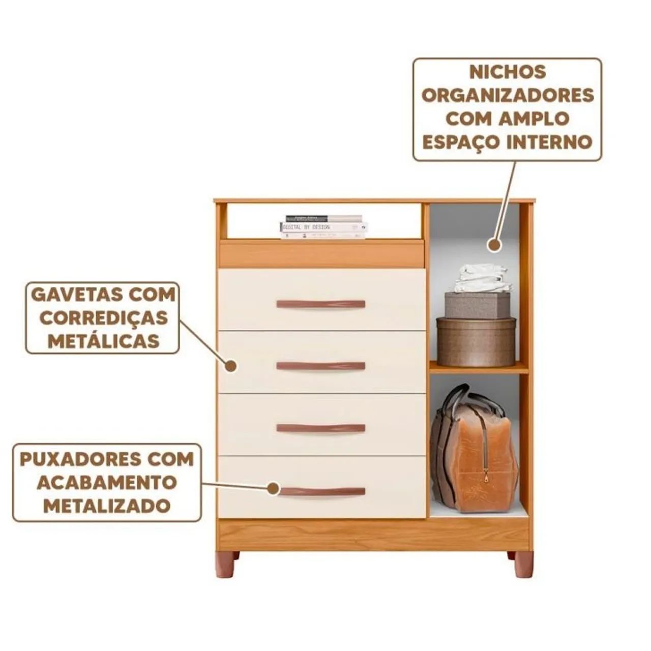 Cômoda na oferta do dia ! Frete grátis!! - Foto 2