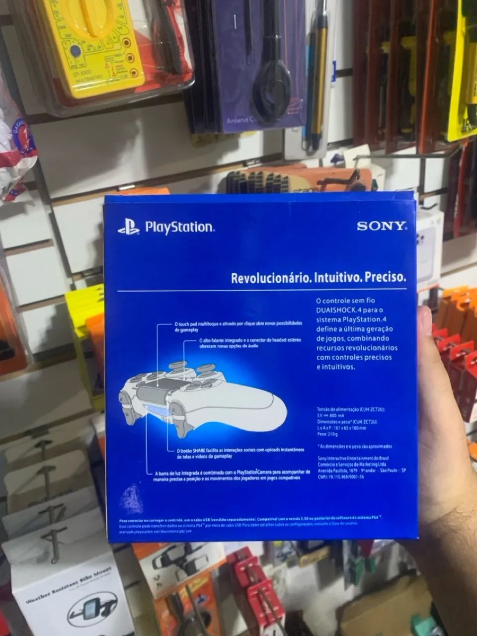 Controle PS4 Sem Fio  - Foto 4