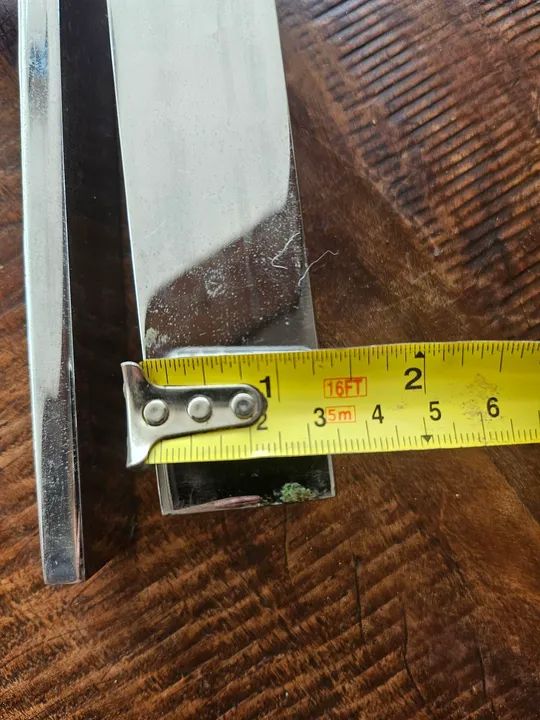 Puxador de porta cromado