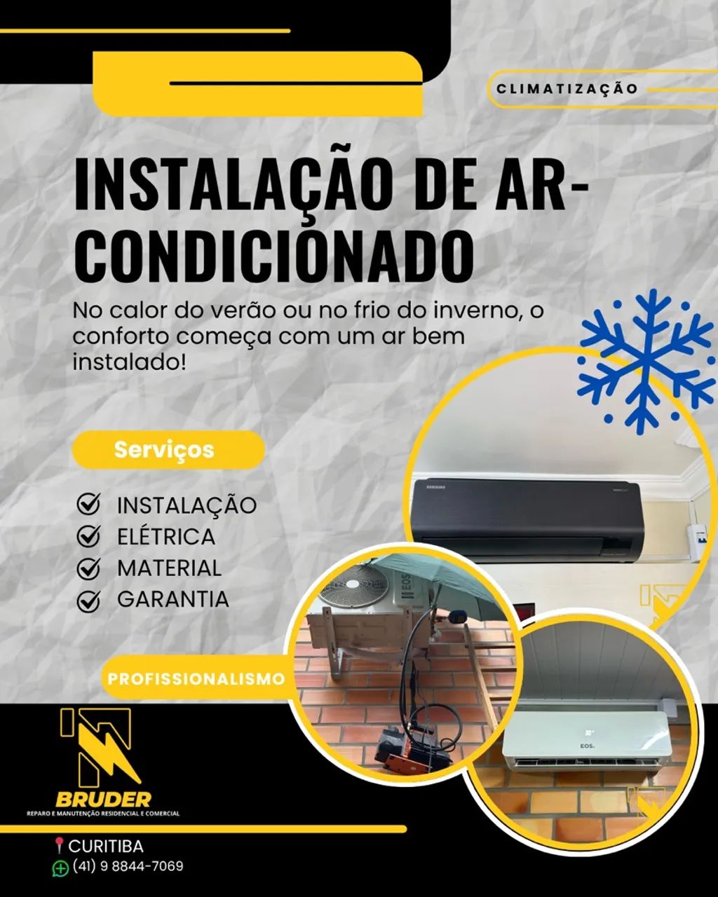 INSTALAÇÃO DE AR-CONDICIONADO | PROFISSIONAL