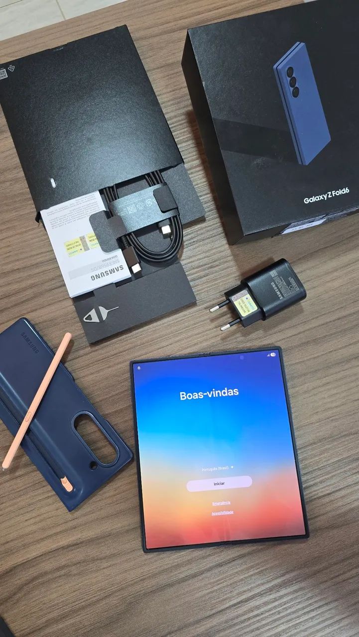 Galaxy z Fold 6 512gb azul - Celulares e Smartphones - Vila Miguel