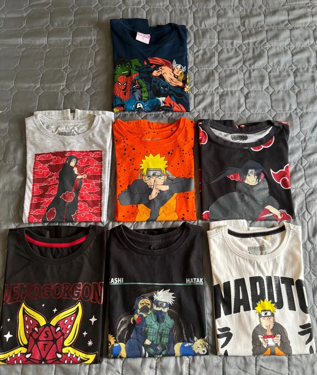Kit com 7 Camisas Infantis - Tamanho 12 - Foto 5