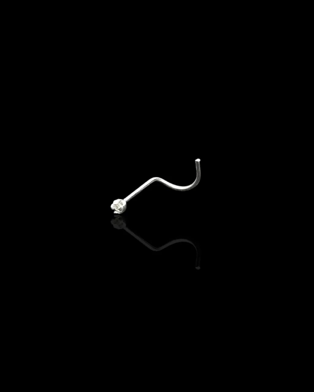 Piercing Ponto de luz - prata 925 - Foto 2