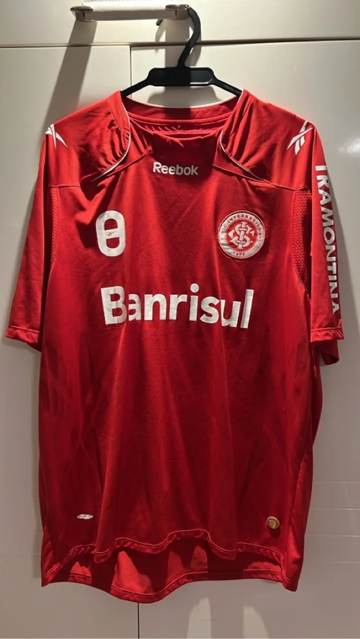 Camisa Internacional Reebok 2010 - Sandro, de jogo
