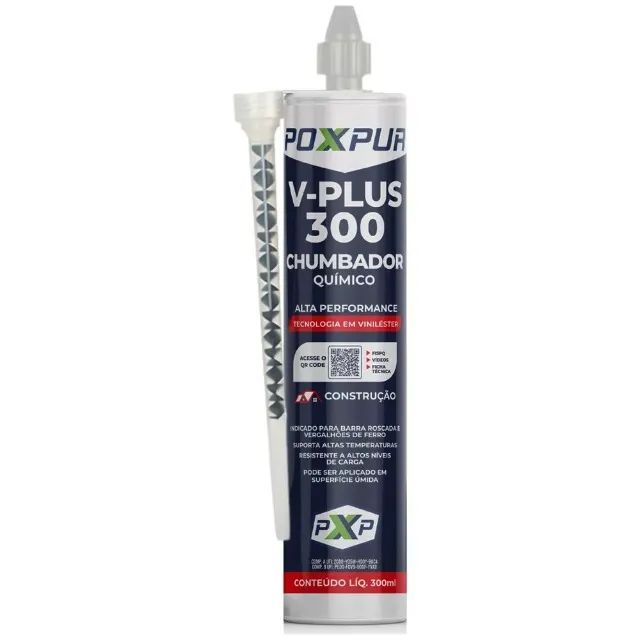 Chumbador Químico V-Plus 300 Poxpur - Foto 3
