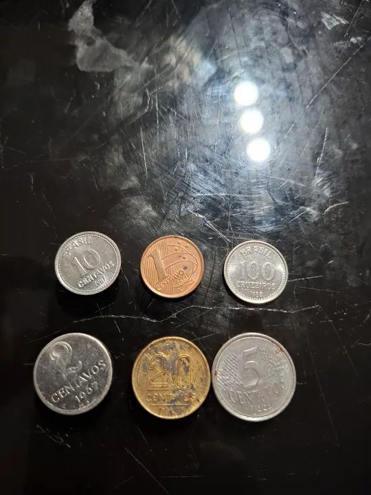 Moedas antigas brasileiras