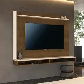 Painel Suspenso Para TV de ATÉ 55" Polegadas com Nichos (ENTREGAS EM ATÉ 24h) 