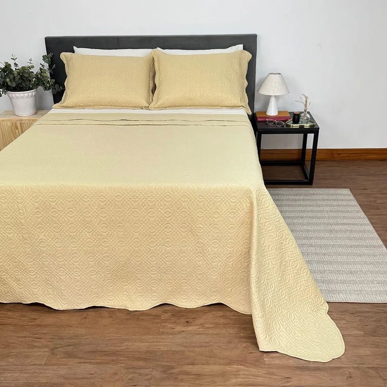 Jogo de Cama Casal Cobre Leito Acolchoadas  - Foto 3