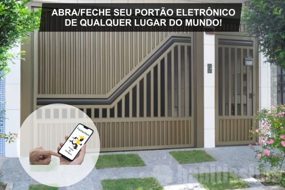Abra seu portão eletrônico pelo celular