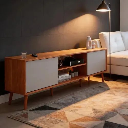 Rack Bancada Berlim Permobili, ideal para TVs até 55 Polegadas - Entrega Imediata - Foto 5