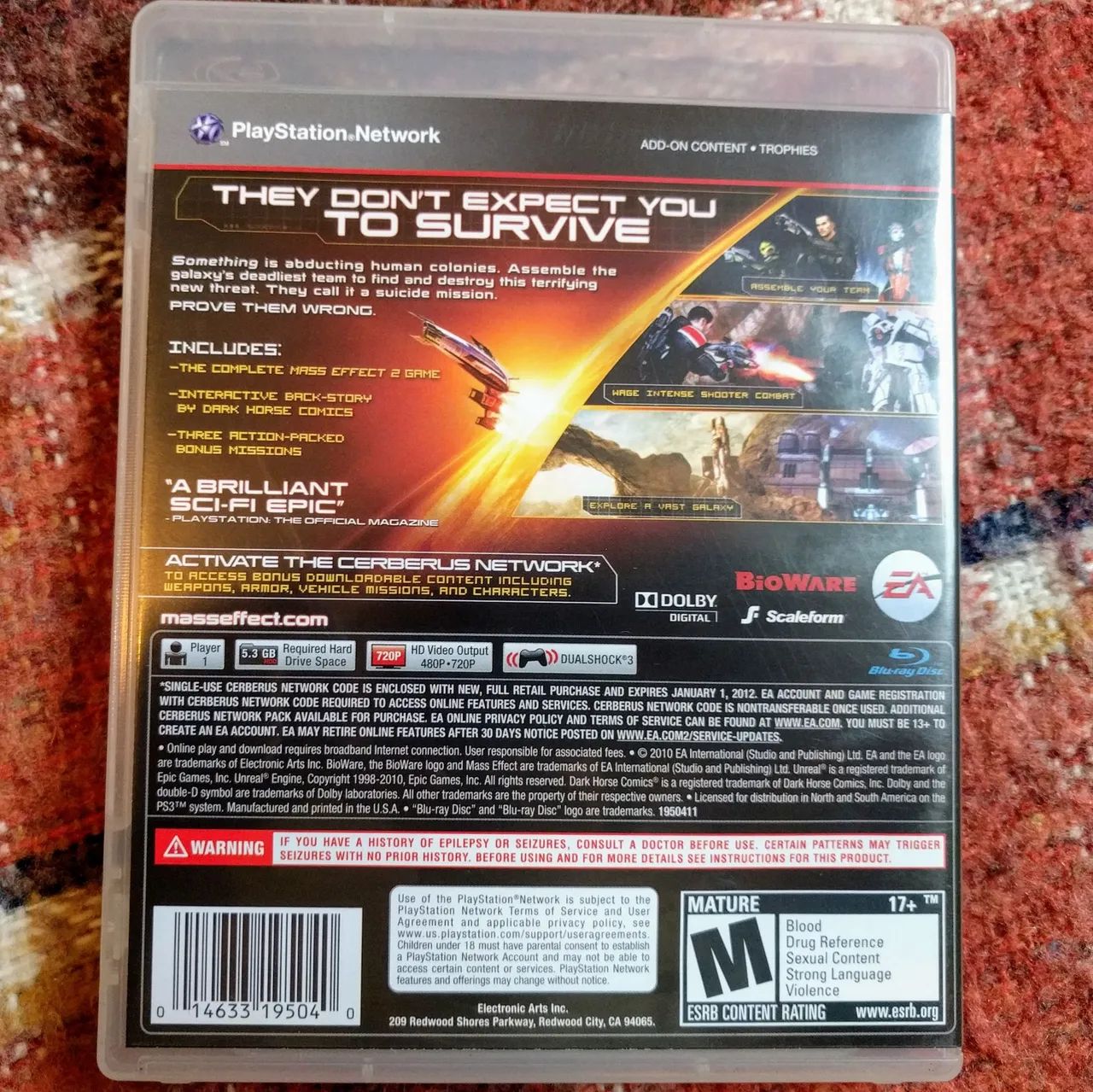 Jogo Mass Effect 2 Ps3 (Usado) - Foto 2