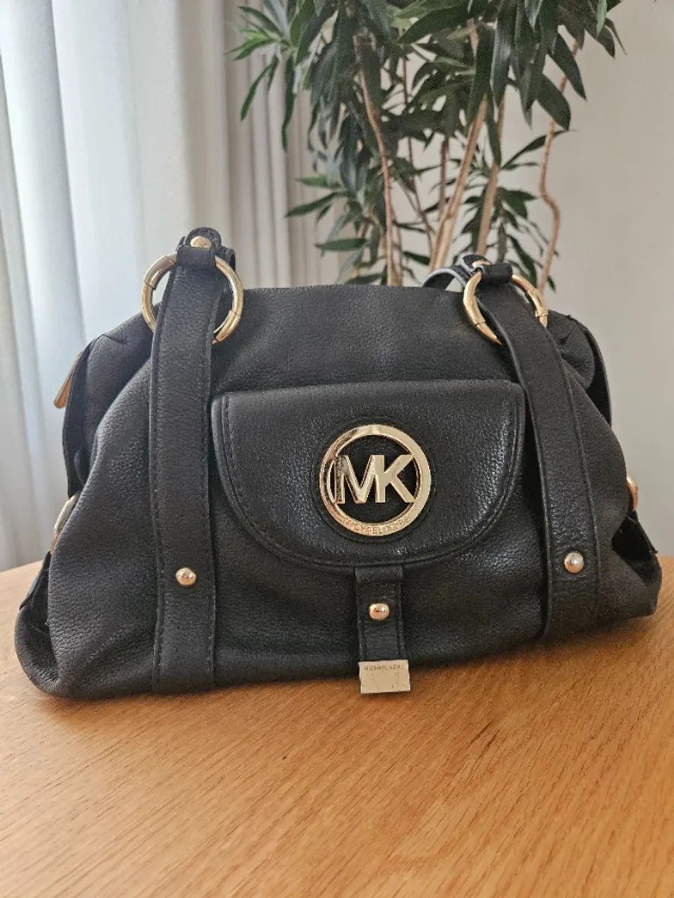 Bolsa de couro Michael Kors