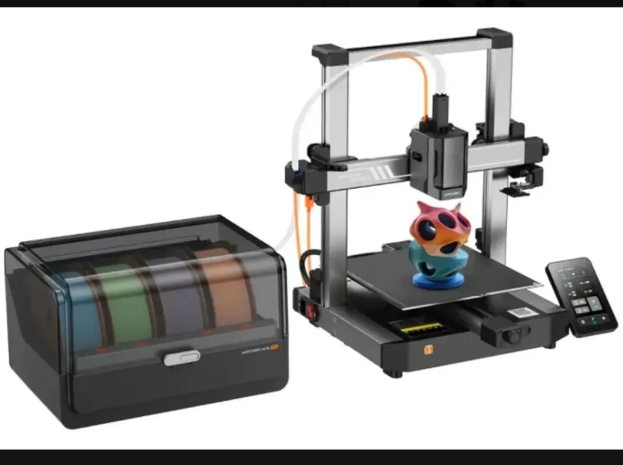 Impressora 3d Anycubic Kobra 3 V2 Combo Fdm Multicolorida Cinza