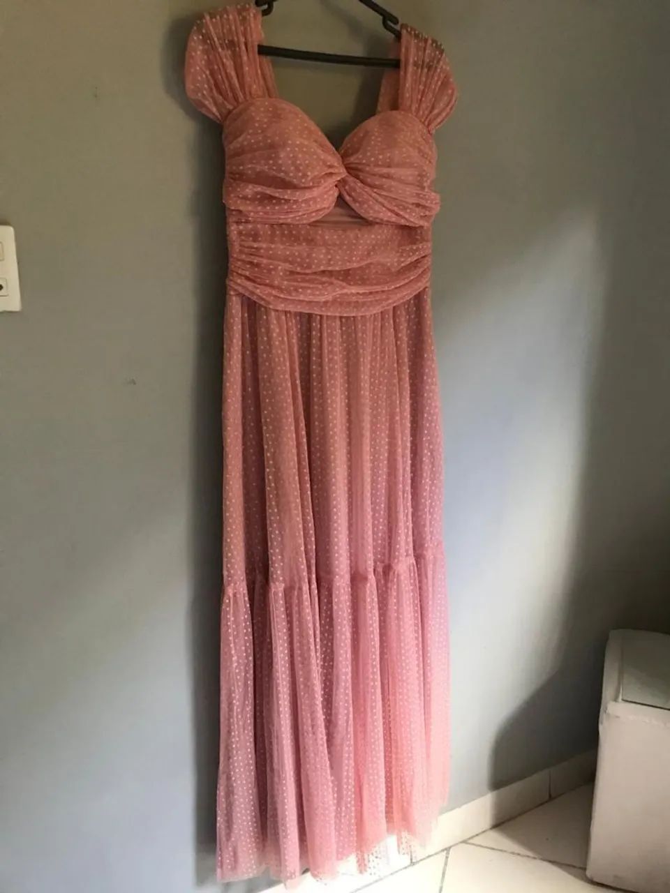 Vestido longo de festa 