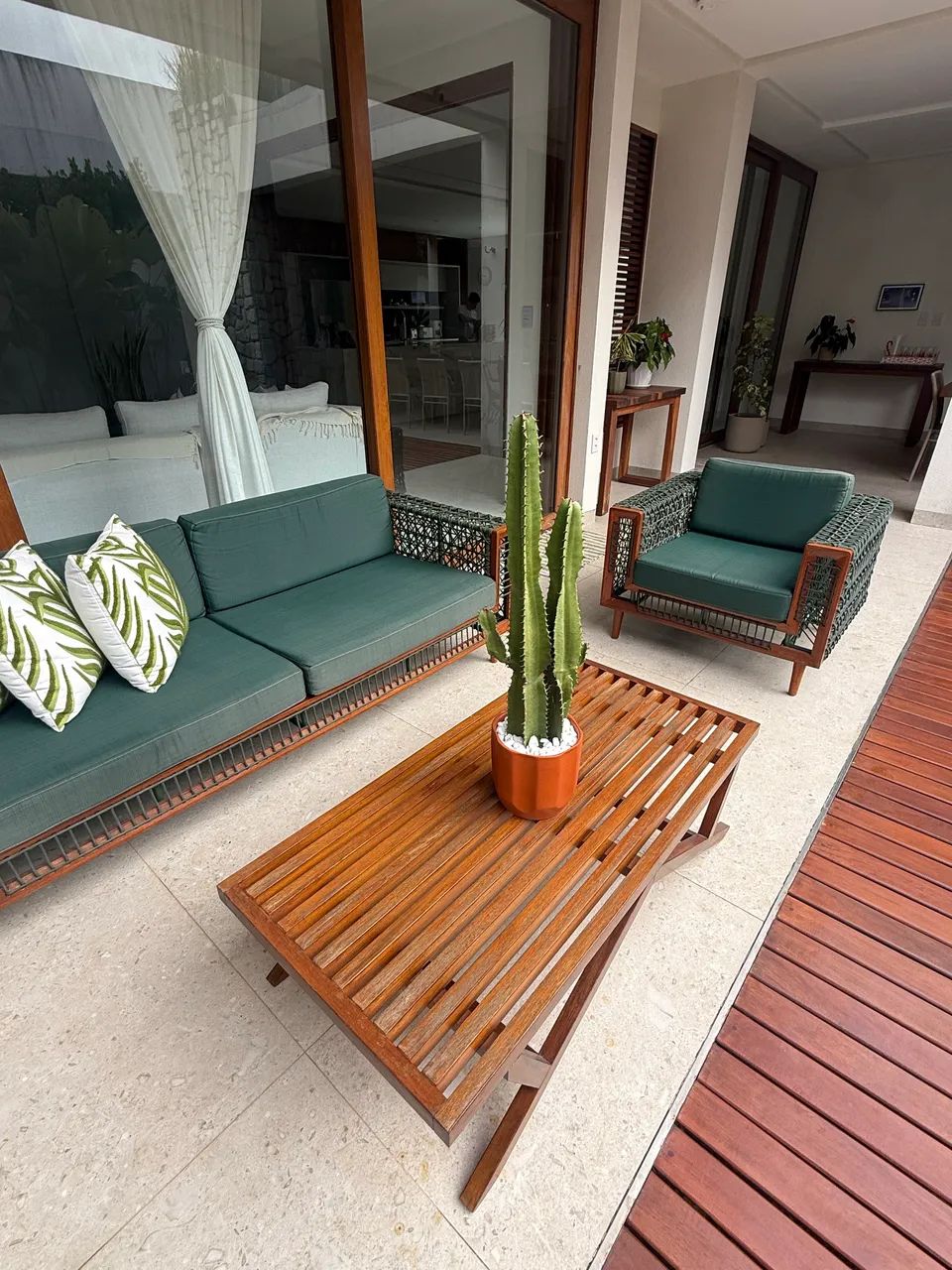 Conjunto sofá área externa  - Foto 3