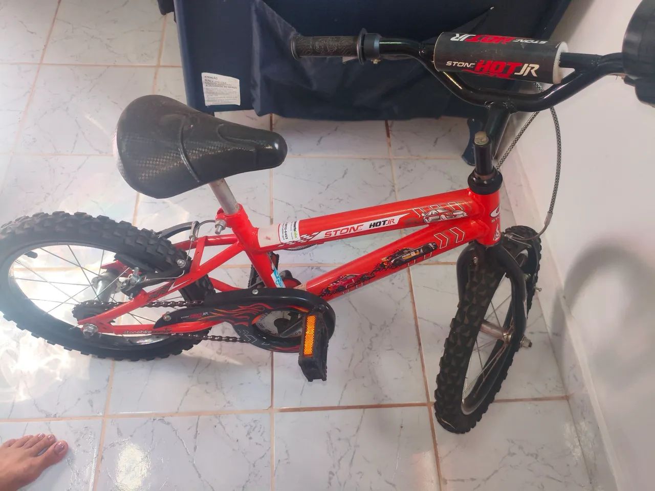 Bicicleta aro 16 modelo hot junior - Foto 2
