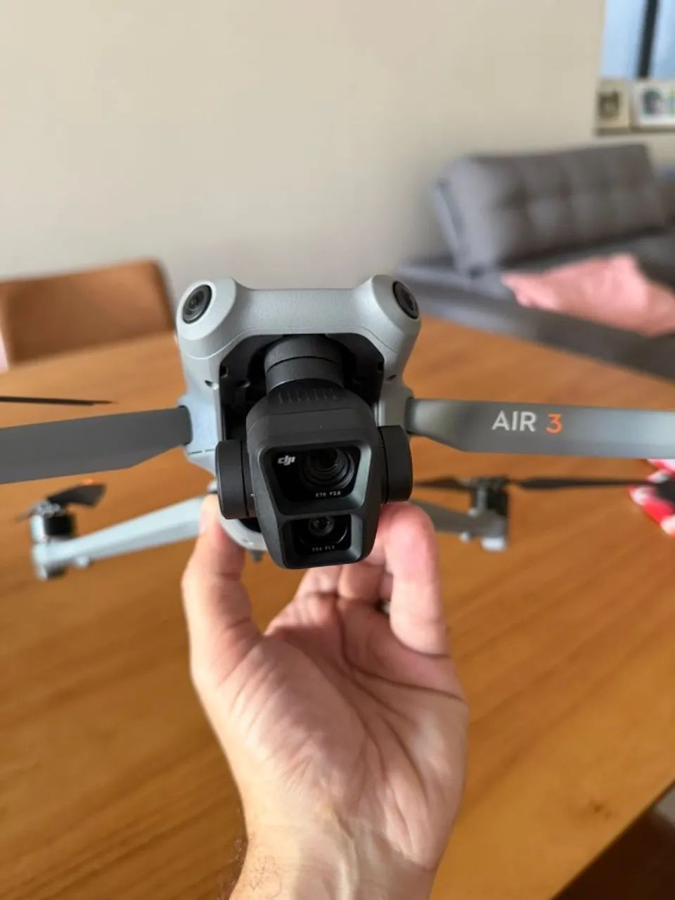 Drone DJI Air 3 Fly More Combo (DJI RC-N2) - Estado de Novo - Foto 3