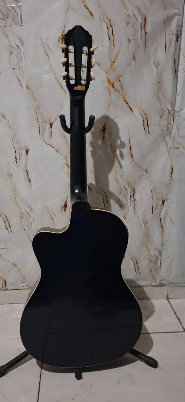Lindo violão Giannini elétrico  - Foto 3