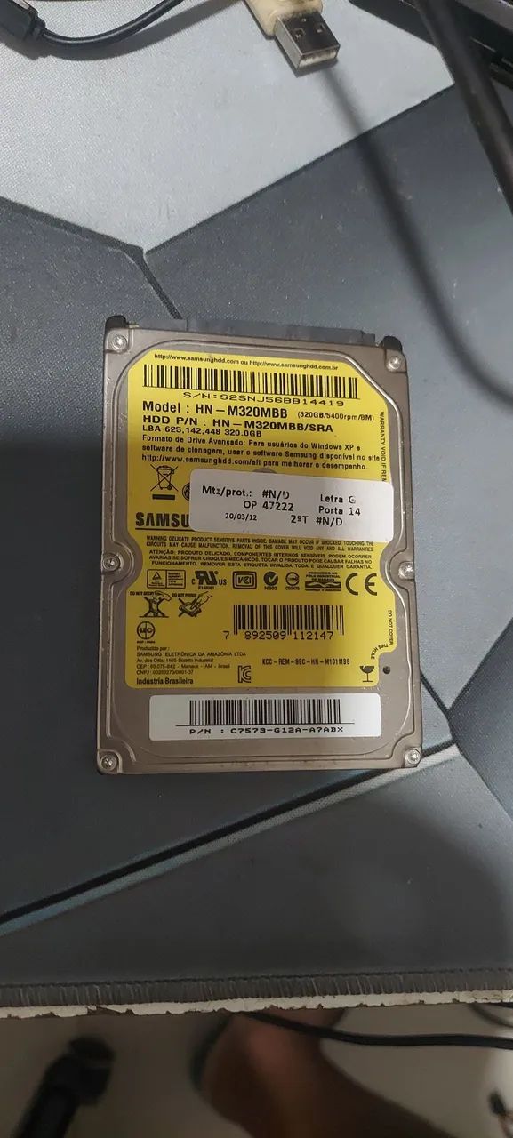 Hd 320gb 2.5