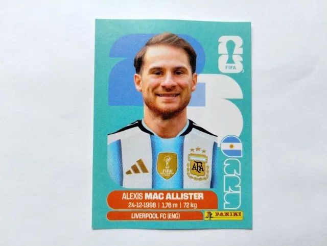 Figurinha Copa 2026 - Mac Allister
