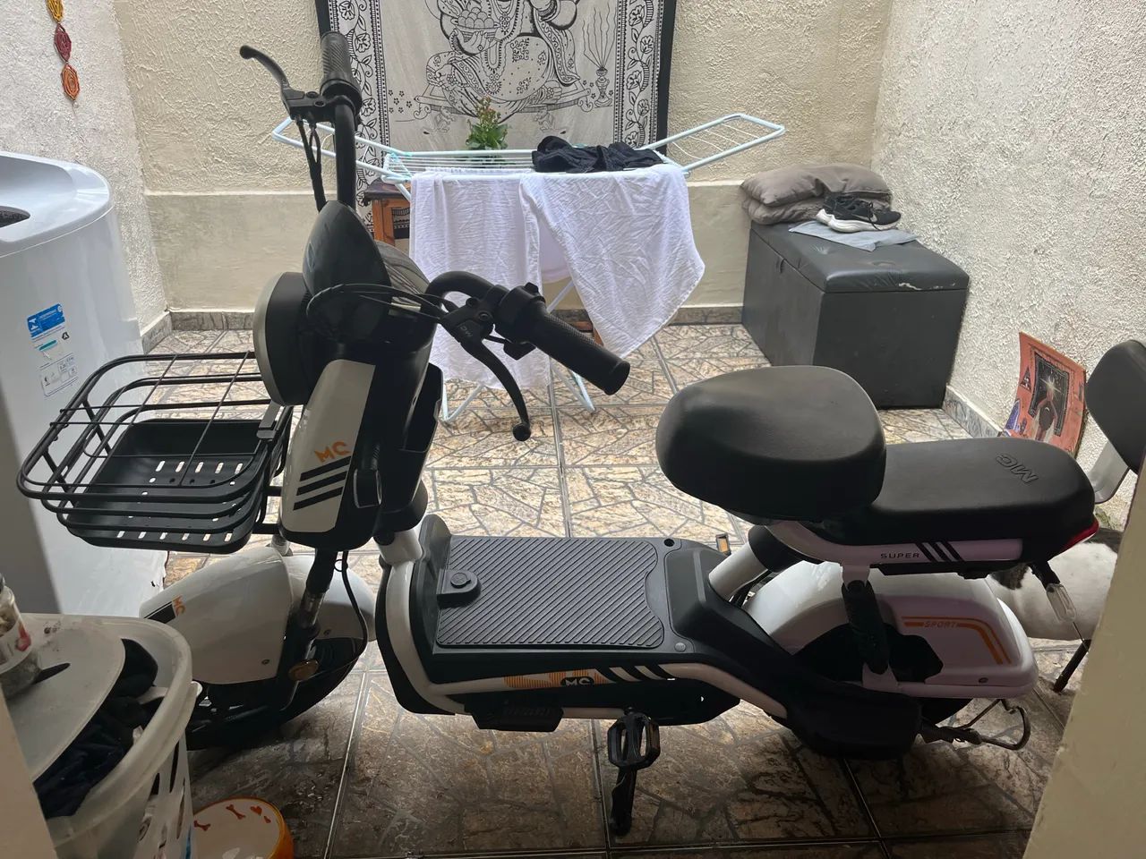 Scooter bicicleta elétrica Super Joy moto chefe 800W 60A 20V