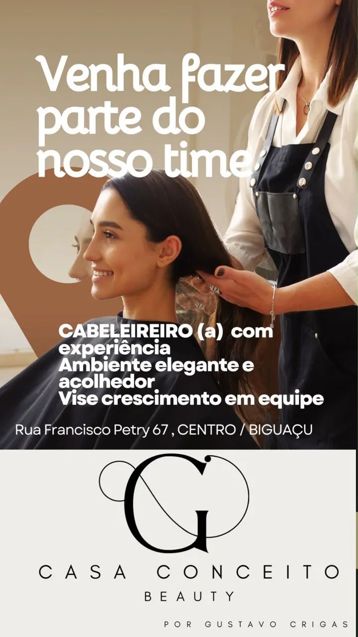 Contrata-se cabeleireiro 