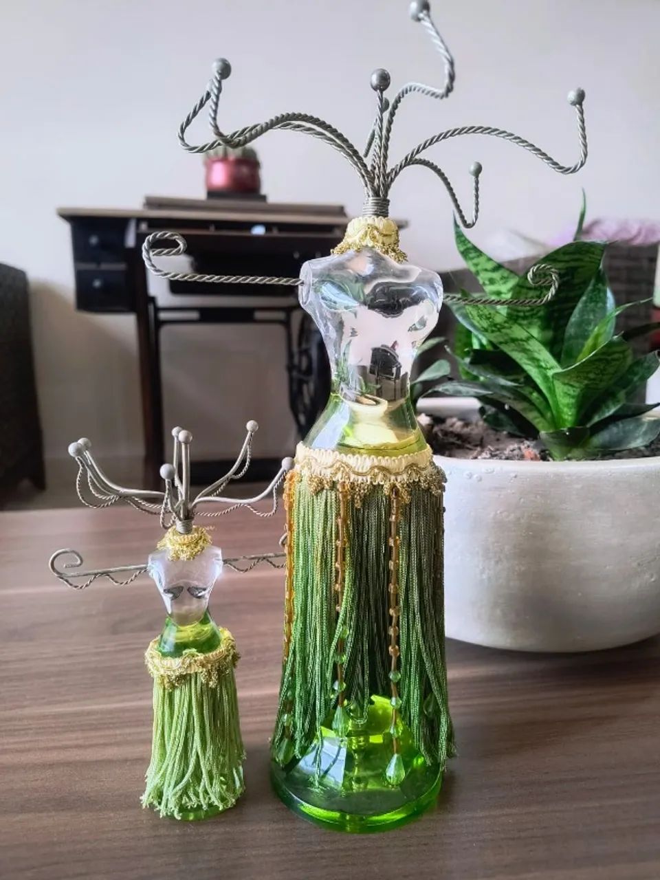 conjunto de porta bijuterias
