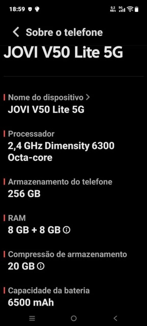 Jovi V50 lite zero na garantia  - Foto 4