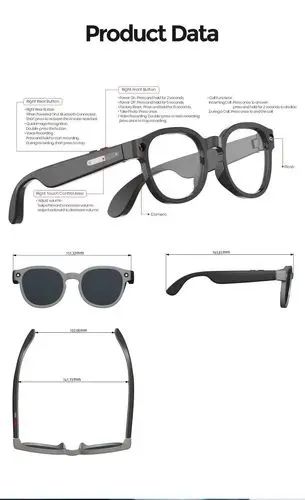 Oculos  inteligente com ia camera e som  - Foto 2