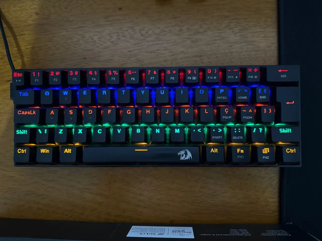 Teclado Redragon 60% Lakshmi