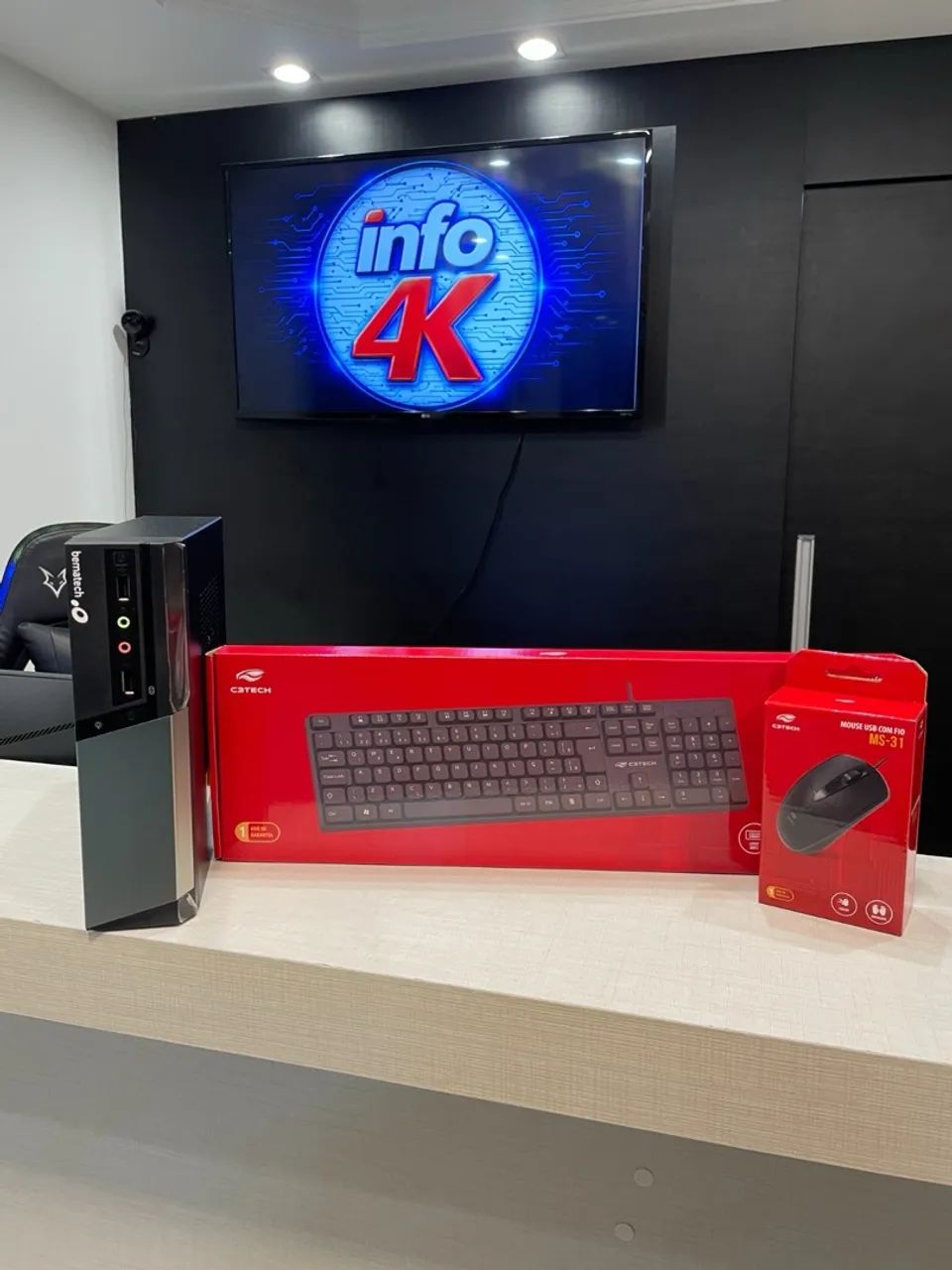Mini PC Bematech | Celeron J1800 | 8GB | SSD 120GB