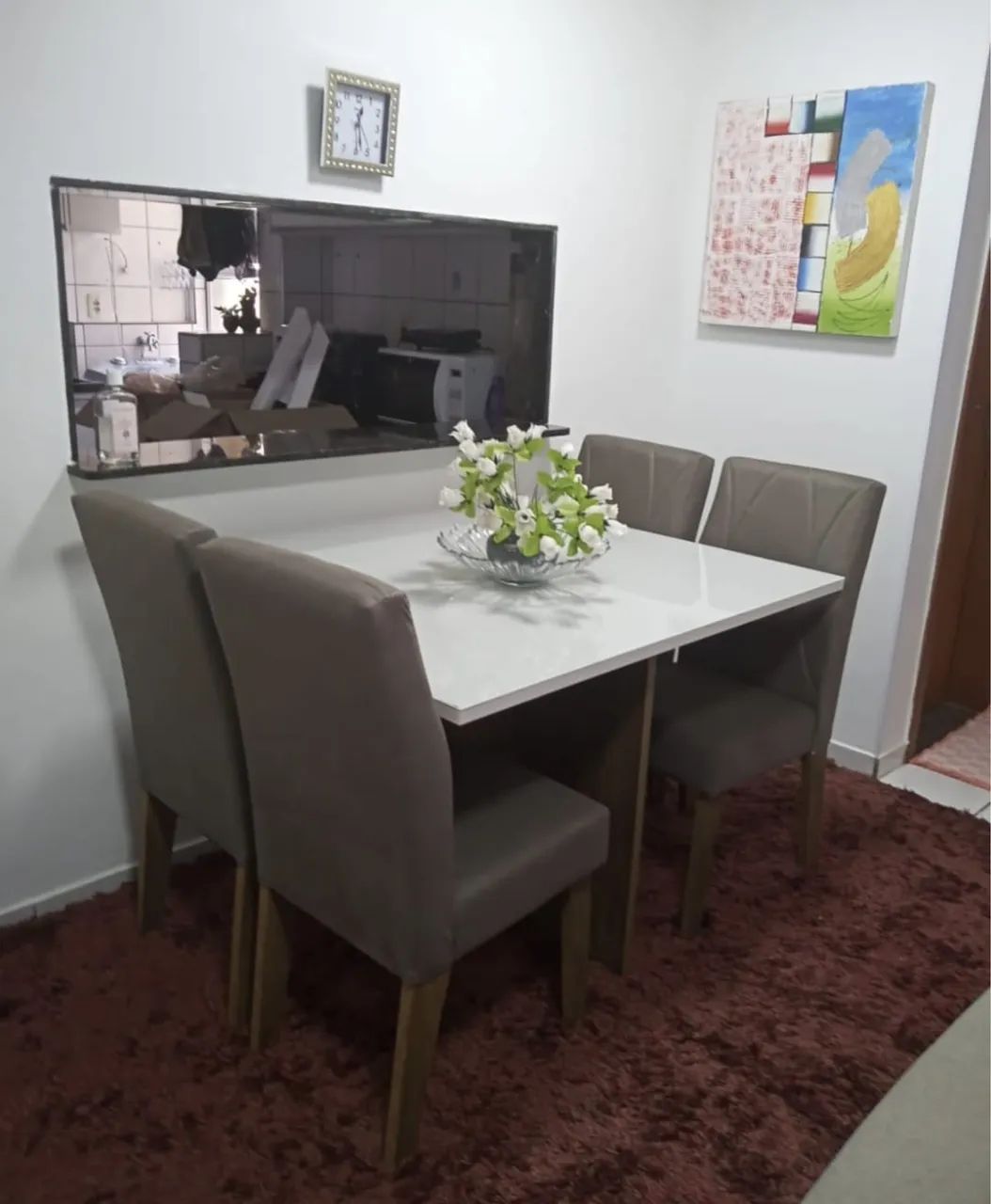 Mesa de jantar 4 cadeiras