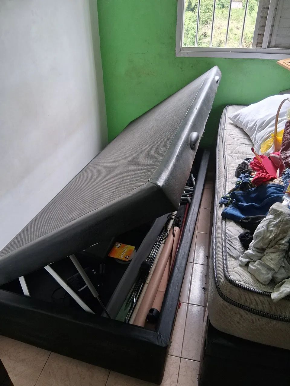 Cama box com baú de solteiro com colchão  - Foto 4