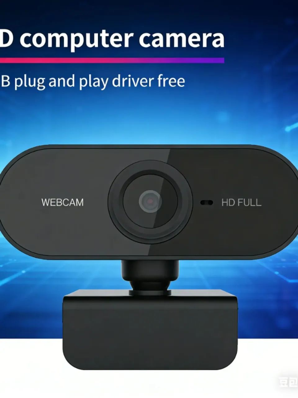 Webcam Full HD 1080p Com Microfone USB Plug & Play Para PC e Notebook - Foto 5