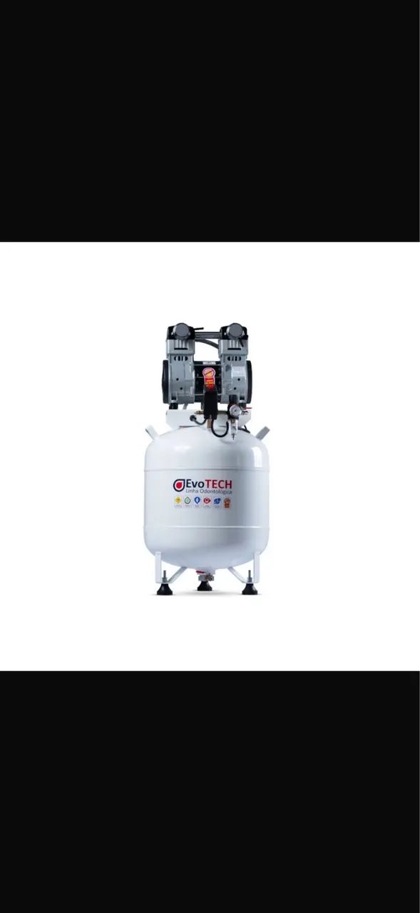 Compressor odontológico 2 hp+ bomba a vácuo 1 hp+ dreno automático. - Foto 2